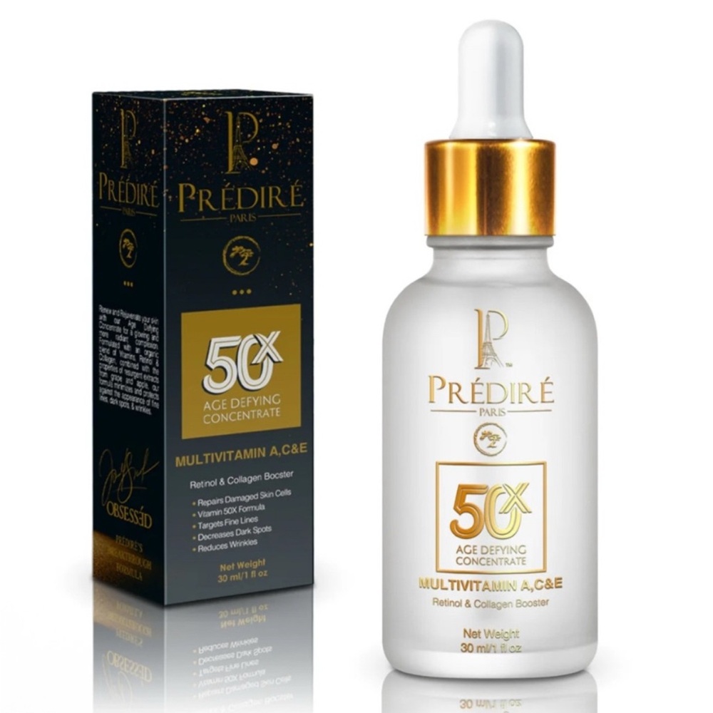 PREDIRE PARIS 50X Premium Multi-Vitamin A, C, & E Retinol & Collagen Booster